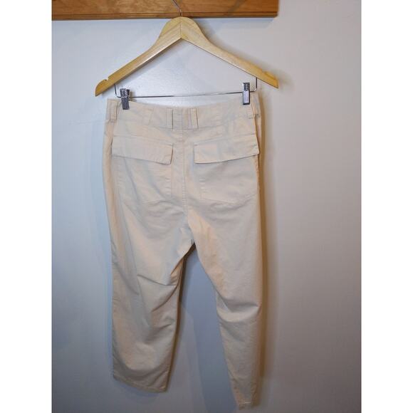 SUNDANCE Women's Khaki Chino Pants P6 Cotton Casual Preppy Neutral - Picture 4 of 10